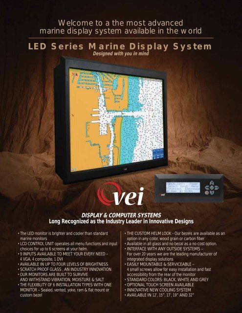 LED Series Marine Display System - VEI Systems