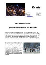 Pressemelding - trekkspill.no