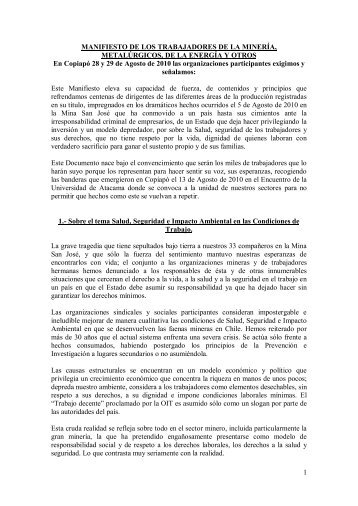 BORRADOR MANIFIESTO - Industriall