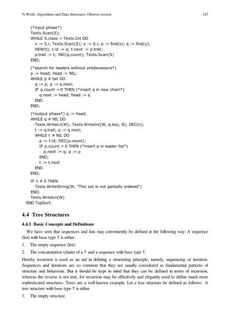 Algorithms and Data Structures