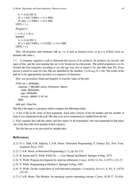 Algorithms and Data Structures