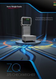 ZQ375 Brochure - Avery Weigh-Tronix