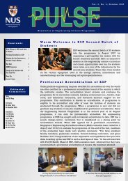 ESP Pulse5 - Engineering Science Programme