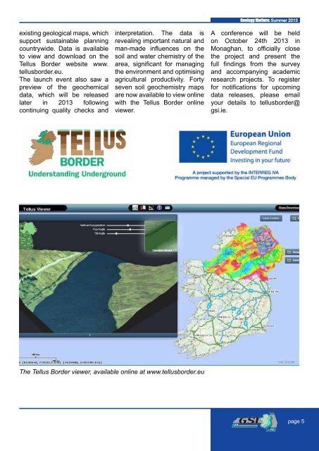 Sinkholes Tellus Border Earthquake - Geological Survey of Ireland