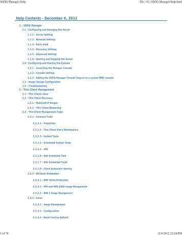 10ZiG Manager Manual PDF - 10ZiG Technology
