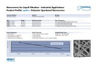 Spunbond nonwovens, coarse fibers - Freudenberg Filtration ...