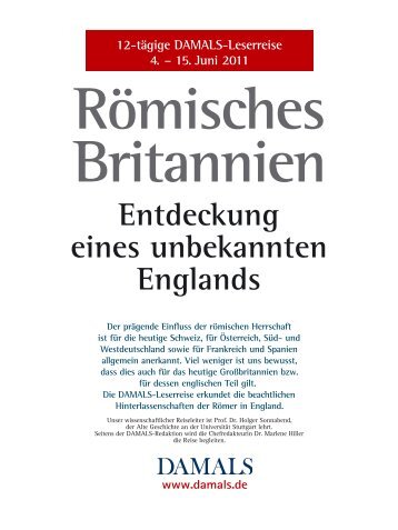 Entdeckung eines unbekannten Englands - Damals