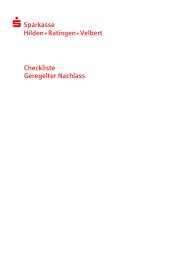 Checkliste Geregelter Nachlass Ã¯ÂÂ“ Sparkasse HildenÃ¢Â€Â¢ Ratingen ...