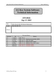 LG Key System Software Technical Information STI-0046 Sep 21 2001