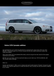 Volvo V70 Caresto edition Volvo V70 Caresto edition