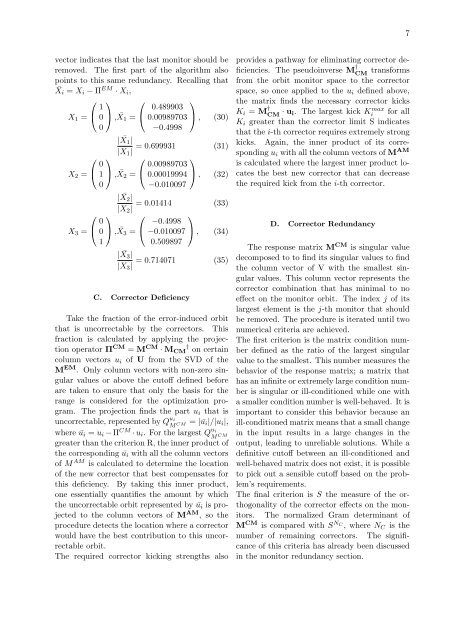 Analysis and Optimization of Singular Value Decomposition Orbit ...