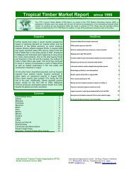 Tropical Timber Market Report since 1990 - Life Forestry Group