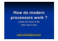 How do modern processors work ?