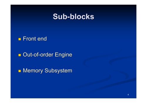 How do modern processors work ?