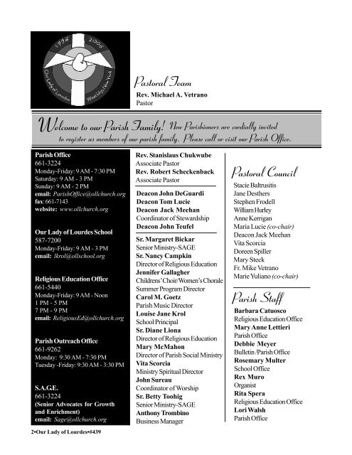 #439-OLL-August 10, 2008.p65 - The Parish Family of Our Lady of ...