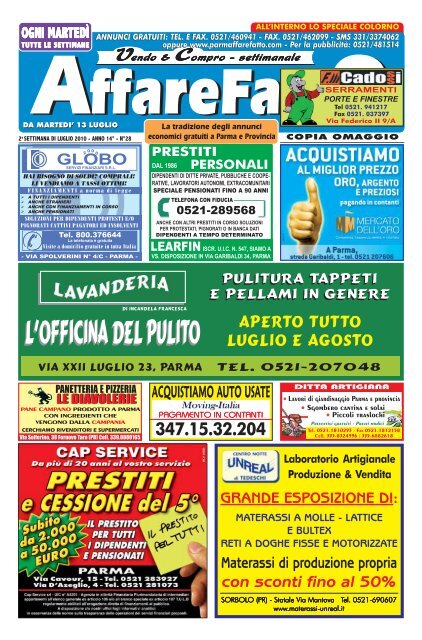 L Officina Del Pulito Affare Fatto Parma