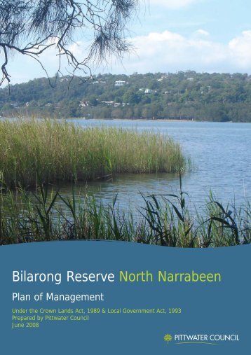 Bilarong Reserve Plan of Management - Pittwater Council - NSW ...