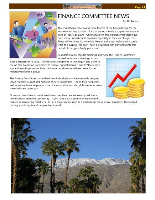 November 2010 - Newsletter Website