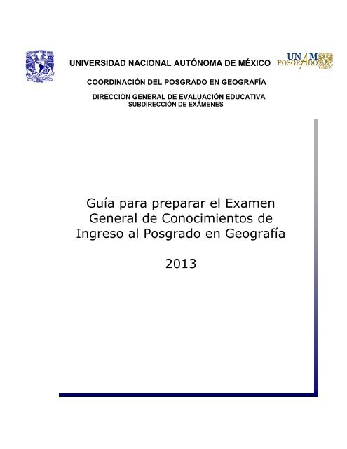 GuÃ­a para preparar el Examen General de Conocimientos de ...