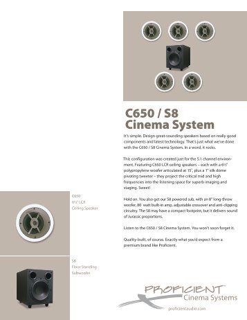 CC650 - Proficient Audio Systems