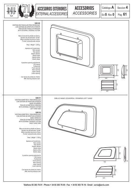 4 - ACCESORIOS EXTERIORES EXTERNAL ACCESSORIES