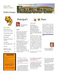 Cub's Corner - Vicenza Elementary School - DoDEA