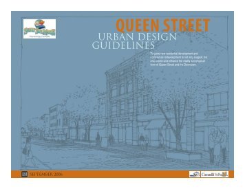 Queen Street Urban Design Guidelines - City of Sault Ste Marie