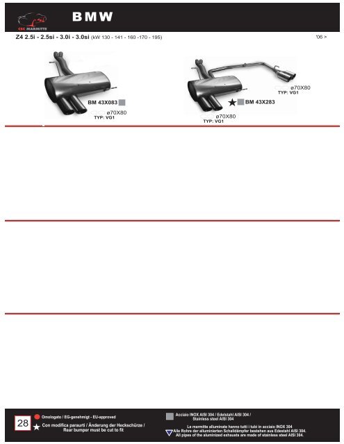 terminali / endpipes - KD-Tuning