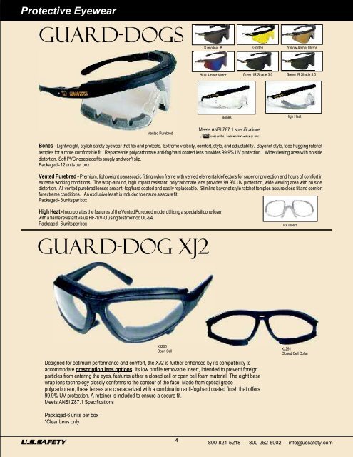 Protective Eyewear - US Safety