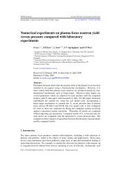 Numerical experiments on plasma focus neutron yield versus ...