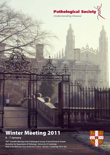 Winter Meeting 2011 - The Pathological Society of Great Britain ...