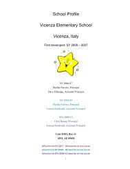 Custom Book List - Vicenza Elementary School
