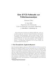 Eine ETCS-Fallstudie zur Fehlerbaumanalyse - Entwicklung ...