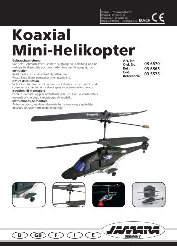 Koaxial Mini-Helikopter - CMC-Versand