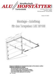 Montageanleitung Niedrigsturzbeschlag 110 mm