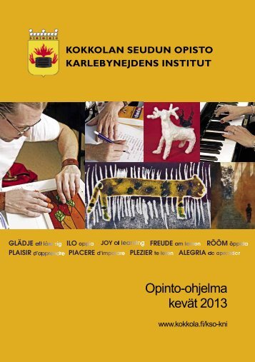 Opinto-ohjelma kevÃ¤t 2013 - Kokkola