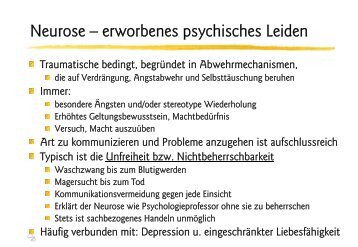 Neurosen nach Freud - Ploecher.de