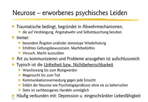 Neurosen nach Freud - Ploecher.de