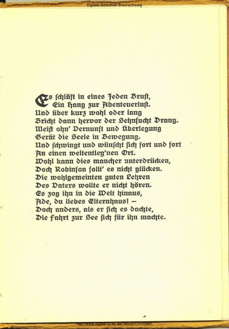 Aus dem Tagebuch des Robinson Crusoe - Digitale Bibliothek ...