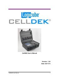 CellDEK TEK Users Manual - Logicube