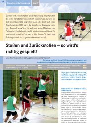 Stoßen und Zurückstoßen – so wird's richtig gespielt! - MGT Sports