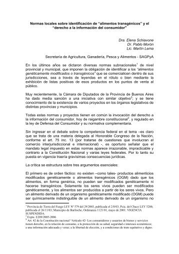 "Etiquetado SAGPyA" .PDF - ArgenBio