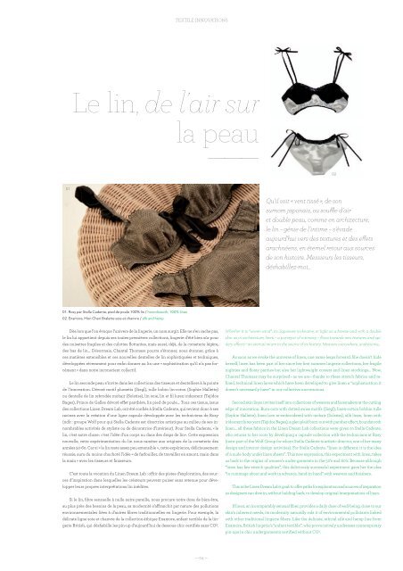 Le fil du lin & du chanvre âââ nÂ°03 - Masters of Linen