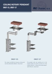 CEILING ROTARY PENDANT OK07-55, OK07-57 - MZ Liberec