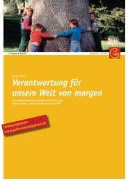 Verantwortung für unsere Welt von morgen