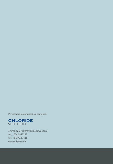 Chloride invito ok - Ordine degli Ingegneri della provincia di Roma