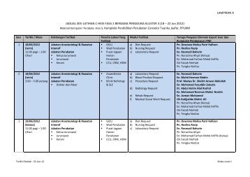 18 â 22 Jun 2012 - UKM Medical Centre