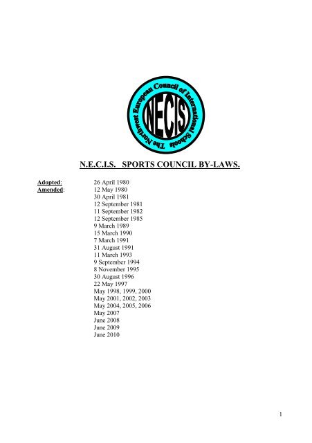 NECIS By-Laws 2010.pdf - International School of Luxembourg