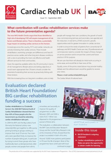 Cardiac Rehab UK - British Cardiovascular Society