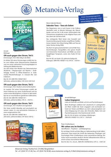 MVL 2012.indd - Metanoia-Verlag